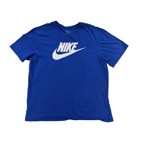 Nike Shirt Mens XL Blue The Nike Tee Big Swoosh Logo Graphic Crewneck T-Shirt - Picture 1 of 6